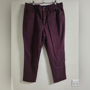 Vintage Burgundy Basic Editions Pants